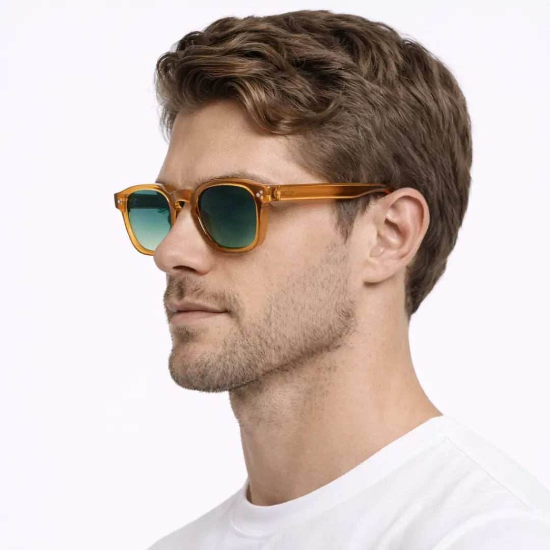 Óculos de Sol Base Amber Crystal, óculos de sol polarizado, óculos de sol masculino, óculos de sol feminino, Óculos de Sol, Caterside