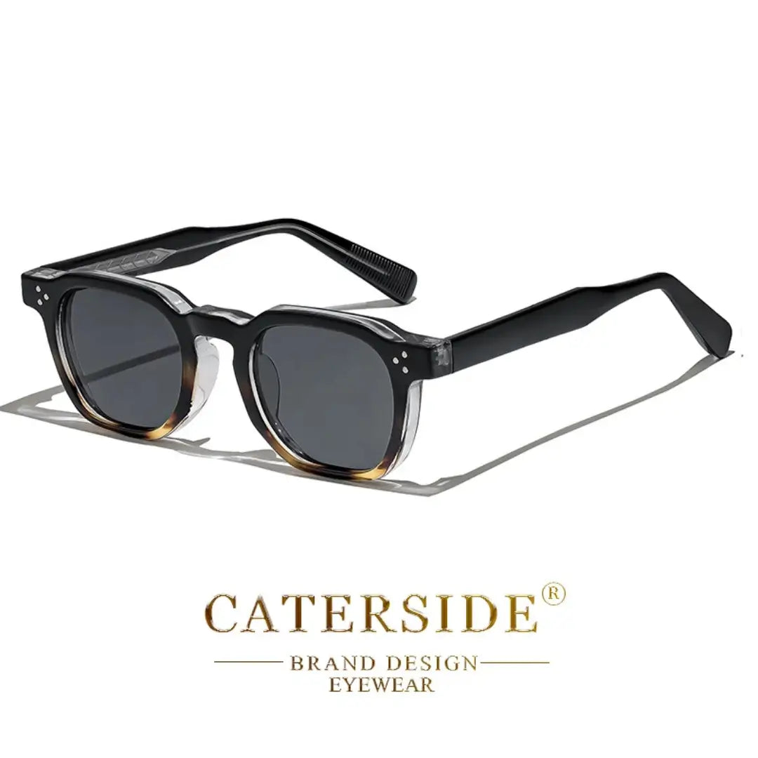Óculos de Sol Base Black Tortoise Crystal, óculos de sol polarizado, óculos de sol masculino, óculos de sol feminino, Óculos de Sol, Caterside