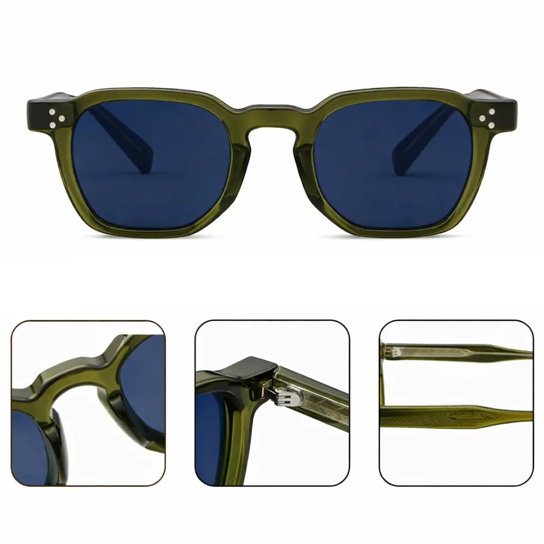 Óculos de Sol Base Deep Olive Crystal, óculos de sol polarizado, óculos de sol masculino, óculos de sol feminino, Óculos de Sol, Caterside