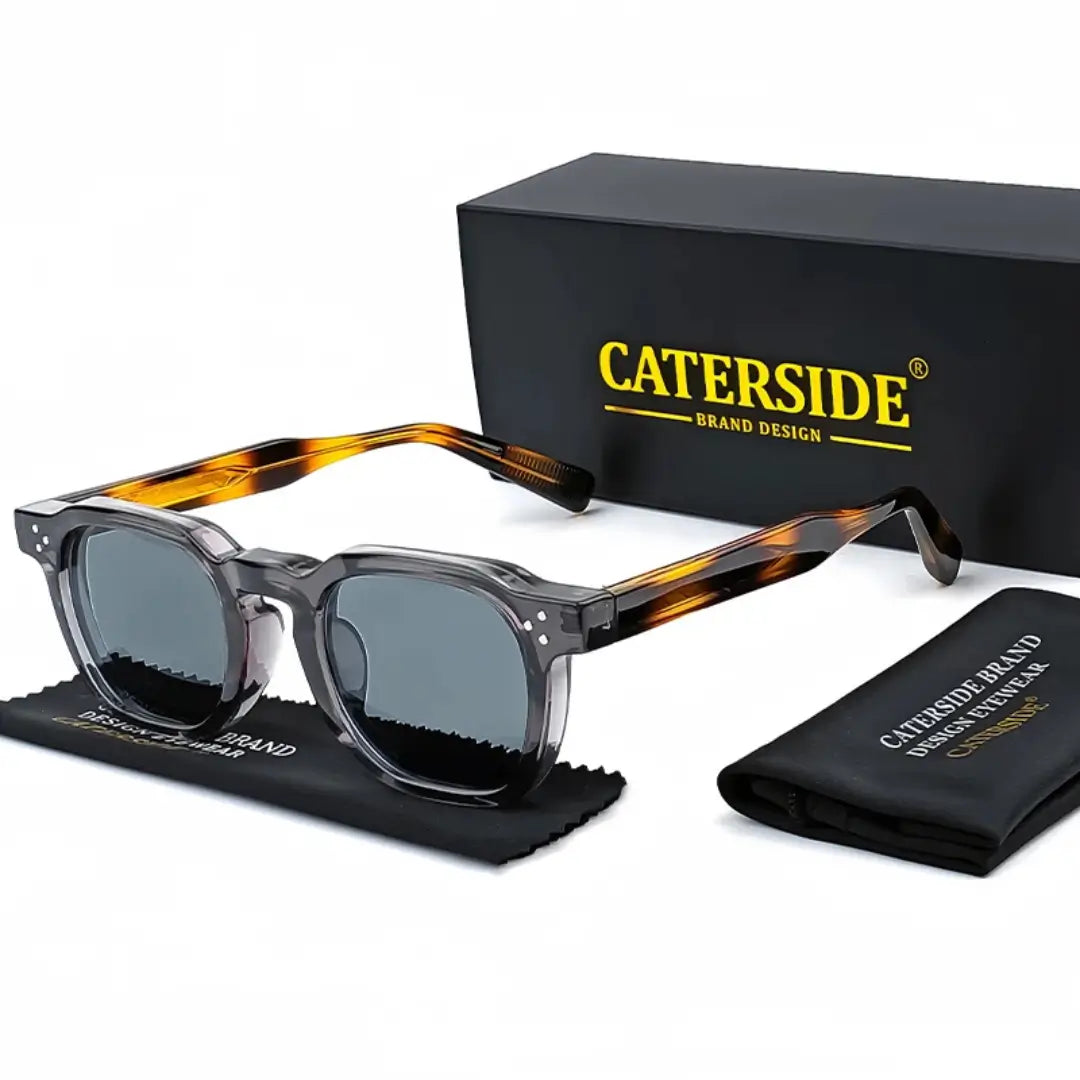 Óculos de Sol Base Graphite Tortoise Crystal, óculos de sol polarizado, óculos de sol masculino, óculos de sol feminino, Óculos de Sol, Caterside