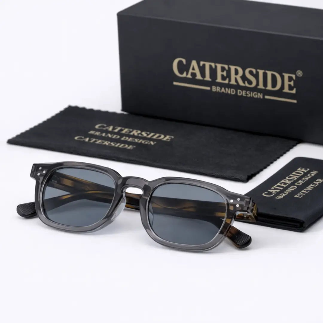 Óculos de Sol Base Graphite Tortoise Crystal, óculos de sol polarizado, óculos de sol masculino, óculos de sol feminino, Óculos de Sol, Caterside