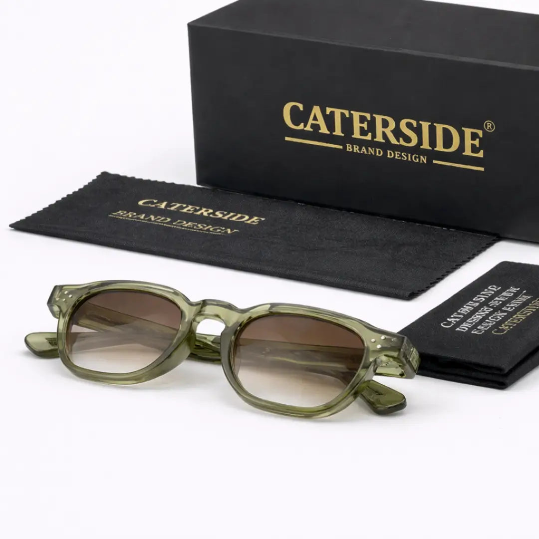 Óculos de Sol Base Olive Crystal, óculos de sol polarizado, óculos de sol masculino, óculos de sol feminino, Óculos de Sol, Caterside